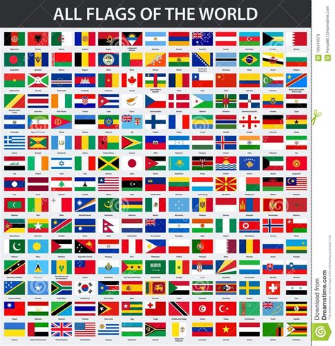 alle flaggen zum kopieren